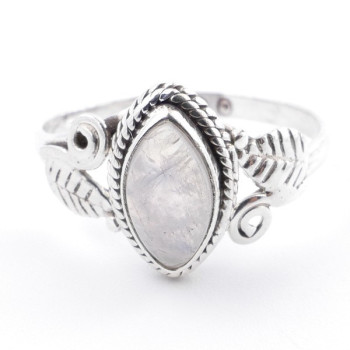 Moonstone - silver ring