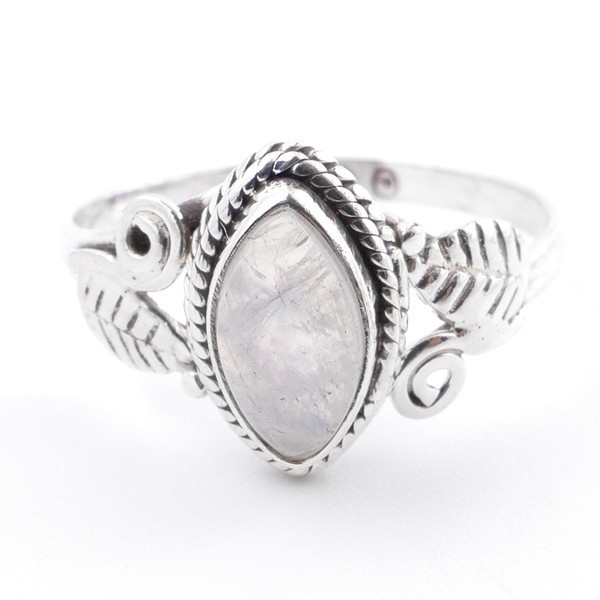 Moonstone - silver ring