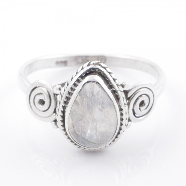 Moonstone - silver ring