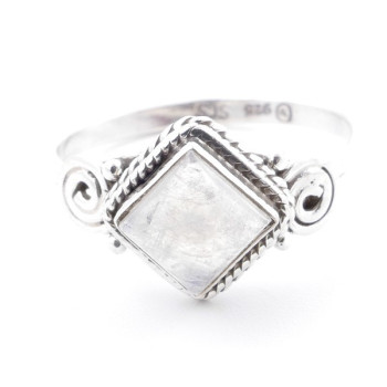 Moonstone - silver ring