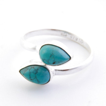 Turquoise - silver ring