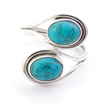 Turquoise - silver ring