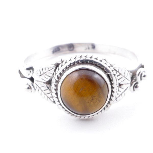 Tiger eye - silver ring