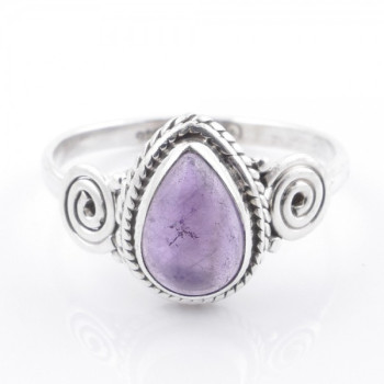 Amethyst - silver ring