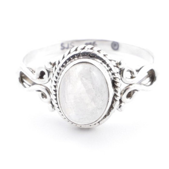 Moonstone - silver ring
