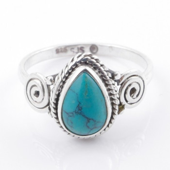 Turquoise - silver ring