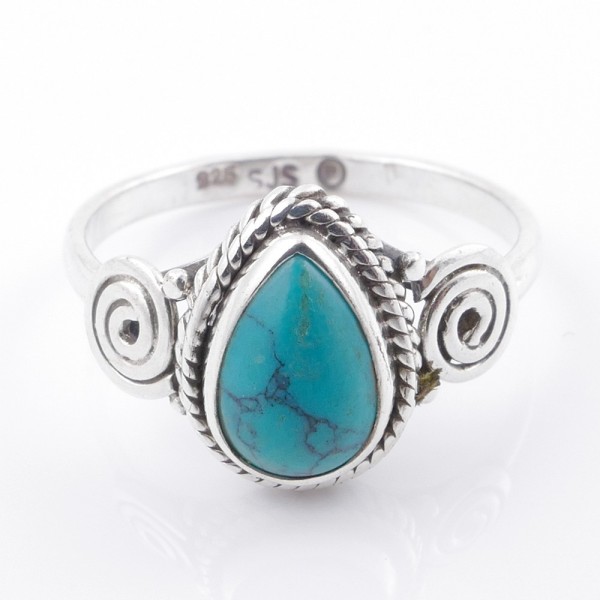 Turquoise - silver ring