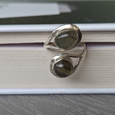 Labradorite - silver ring