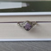 Amethyst - silver ring