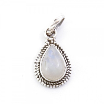 Moonstone - silver pendant