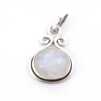 Moonstone - silver pendant