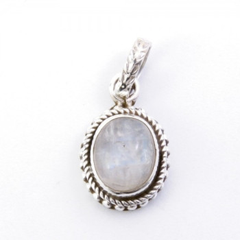 Moonstone - silver pendant