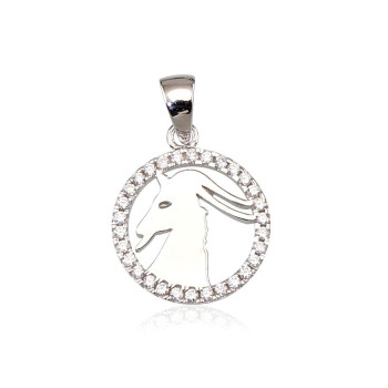 Capricorn - Silver pendant